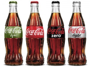 Actualmente en México la bebida Coca Cola está disponible en cuatro versiones.