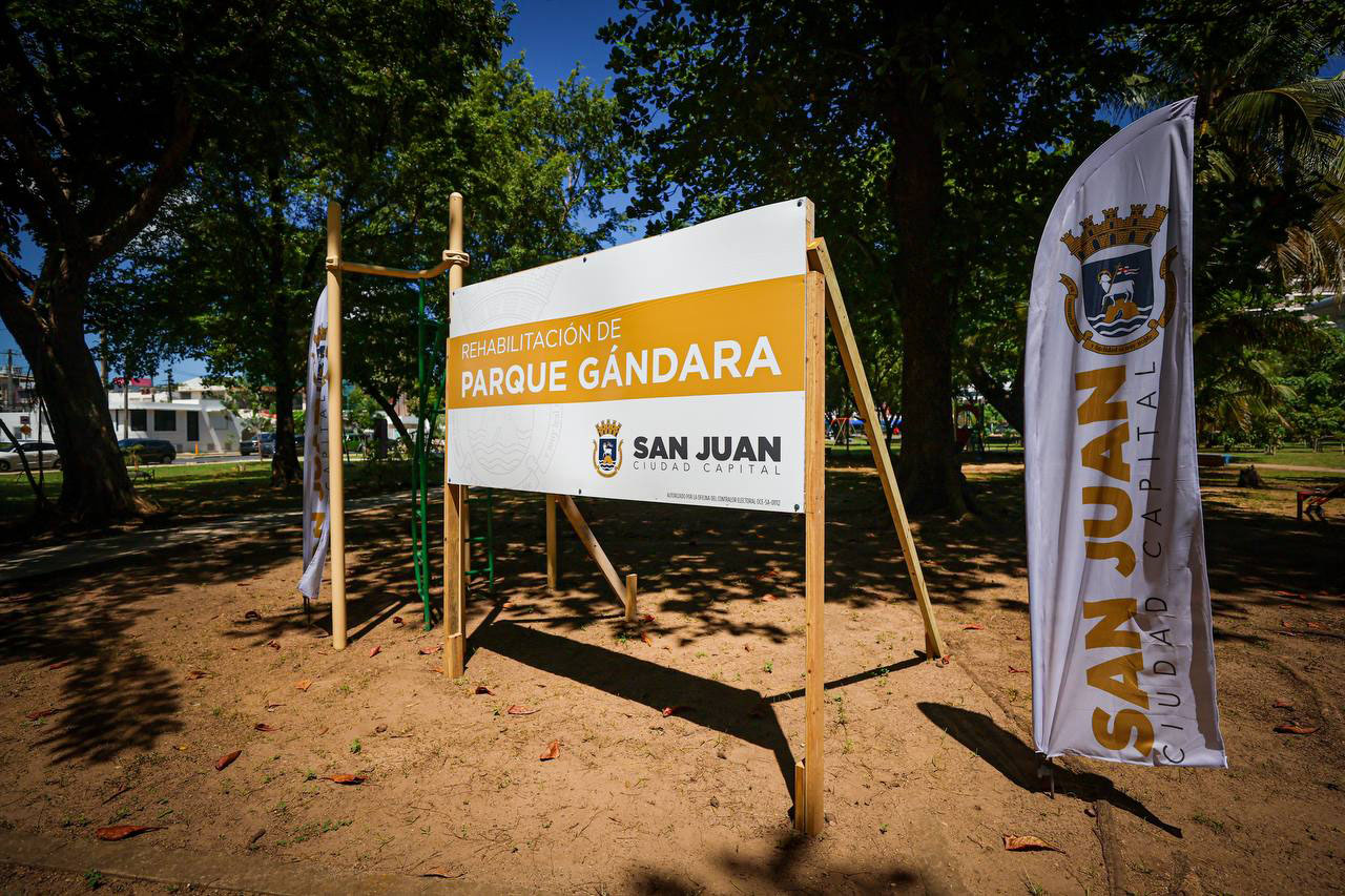 INICIAN RECONSTRUCCIÓN DE PARQUE GÁNDARA EN HATO REY